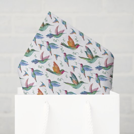 Hummingbirds Tissue Paper Seidenpapier (Geschenk Tasche)