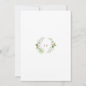 Hummingbirds Twins Pink Protea Baby in Bloom Einladung (Rückseite)