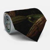 Hummingbirds und White Orchid von Martin J. Heade Krawatte (Gerollt)