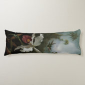 Hummingbirds und White Orchid von Martin J. Heade Seitenschläferkissen (Vorderseite)