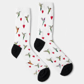 Hummingbirds Valentine's Day Socken (Rechts)