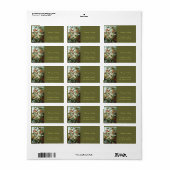 Hummingbirds von Ernst Haeckel Adressaufkleber (Vorne)