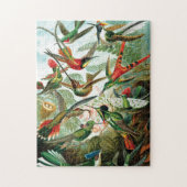 Hummingbirds von Ernst Haeckel Puzzle (Vertikal)