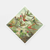 Hummingbirds von Ernst Haeckel Serviette (Ecke)