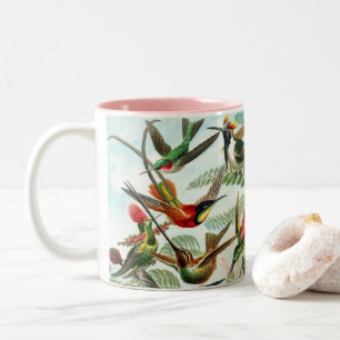 Hummingbirds von Ernst Haeckel Zweifarbige Tasse