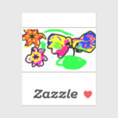 Hummingbirds Wedding Aufkleber (Blatt)