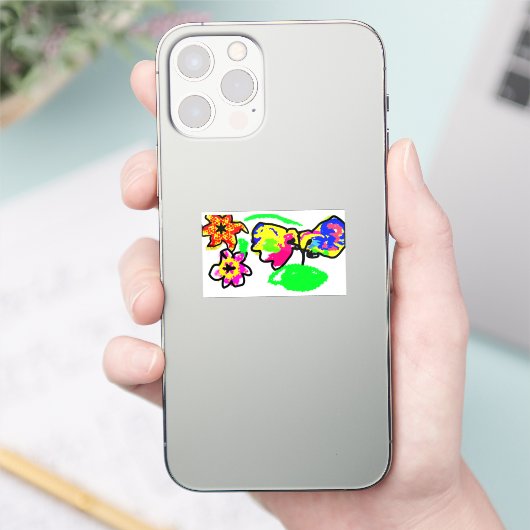 Hummingbirds Wedding Aufkleber (Telefon)