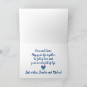 Hummingbirds Wedding Card Karte (Innenseite)