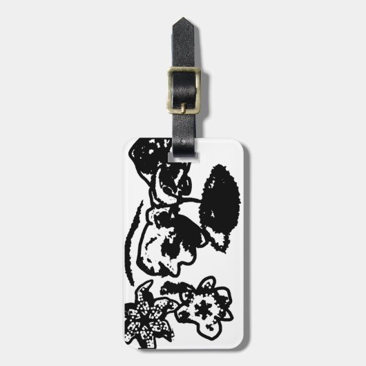 Hummingbirds Wedding Gepäckanhänger (Vorderseite vertikal)