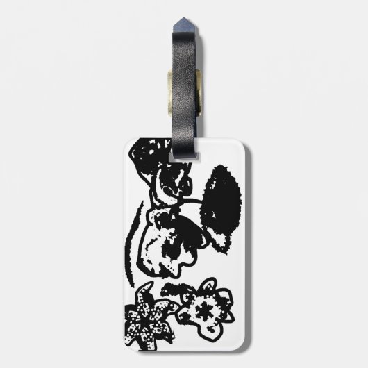 Hummingbirds Wedding Gepäckanhänger (Rückseite vertikal)