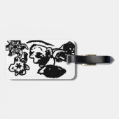 Hummingbirds Wedding Gepäckanhänger (Rückseite horizontal)