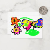 Hummingbirds Wedding Mitteilungskarte (Vorderseite/Rückseite Beispiel)