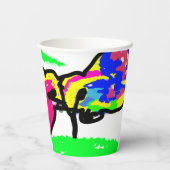 Hummingbirds Wedding Pappbecher (Rückseite)