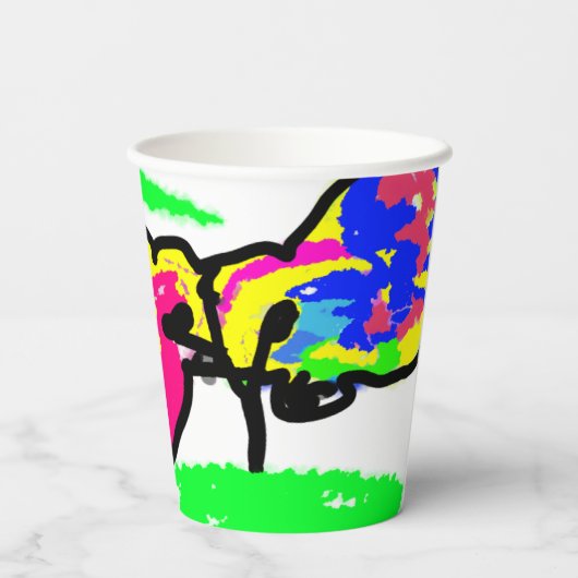 Hummingbirds Wedding Pappbecher (Rückseite)