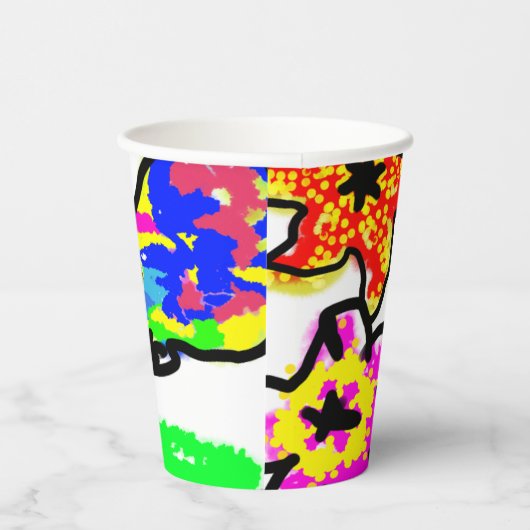 Hummingbirds Wedding Pappbecher (Rechts)