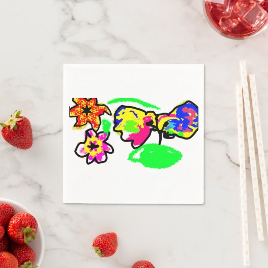 Hummingbirds Wedding Serviette (Beispiel)