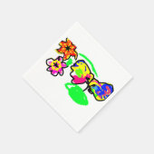 Hummingbirds Wedding Serviette (Ecke)