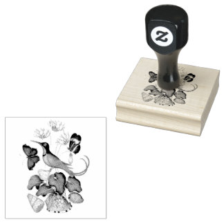 Hummingbirds Wildlife Muscheln Scrapbooking Gummistempel