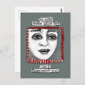 Hummingbird's Wing Postcard Postkarte (Vorne/Hinten)