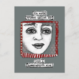 Hummingbird's Wing Postcard Postkarte