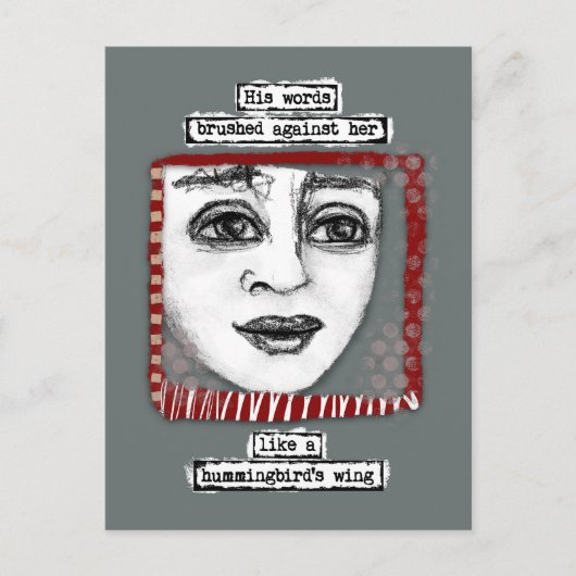 Hummingbird's Wing Postcard Postkarte (Vorderseite)