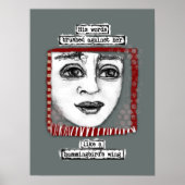 Hummingbird's Wing Poster Wall Art (Vorne)