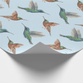 Hummingbirds Wrapping Paper Geschenkpapier (Ecke)