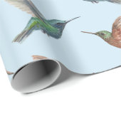 Hummingbirds Wrapping Paper Geschenkpapier (Rolleneckpunkt)