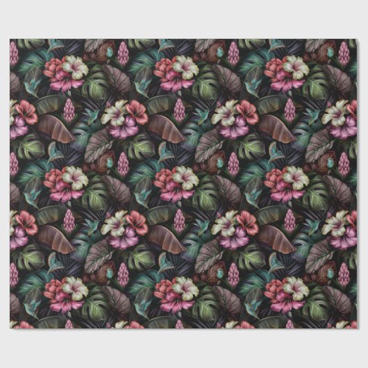 Hummingbirds Wrapping Paper Geschenkpapier (Flach)