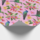 Hummingbirds Wrapping Paper Geschenkpapier (Ecke)