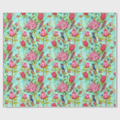 Hummingbirds Wrapping Paper Geschenkpapier (Flach)