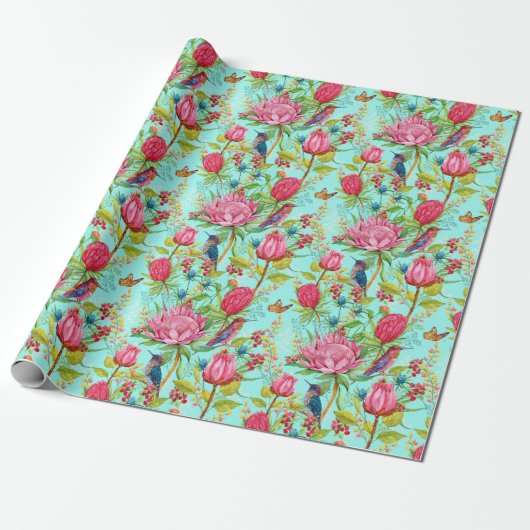 Hummingbirds Wrapping Paper Geschenkpapier (Ungerollt)