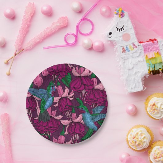 Hummingger Garten Pappteller (Party)