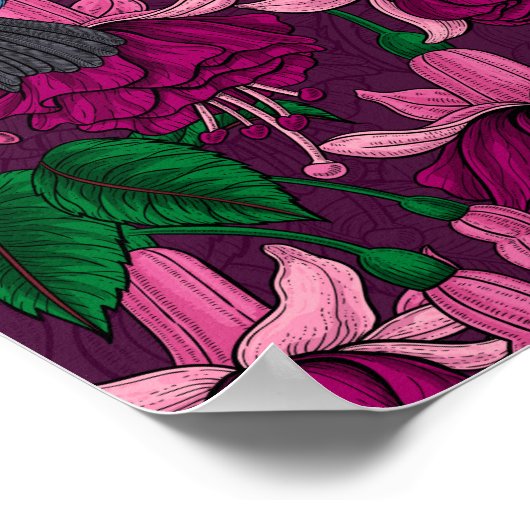 Hummingger Garten Poster (Ecke)