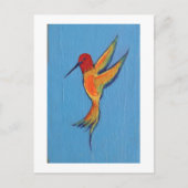 Hummingvogel 2 postkarte (Vorderseite)