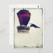 Hummingvogel 2 postkarte (Vorne/Hinten)