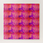 Hummingvögel auf dem Lavendel Pillow Puzzle (Horizontal)