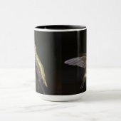 Hummingvögel auf schwarz tasse (Zentrum)