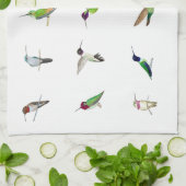 Hummingvögel aus Kalifornien Geschirrtuch (Gefaltet)