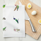 Hummingvögel aus Kalifornien Geschirrtuch (Viertel Falte)