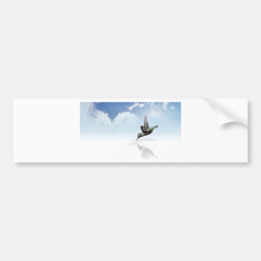 Hummingvogel Autoaufkleber (Vorne)