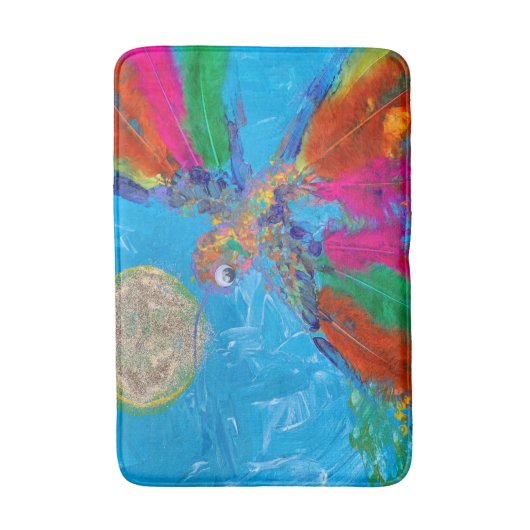 Hummingvogel Badematte (Vorderseite Vertikal)