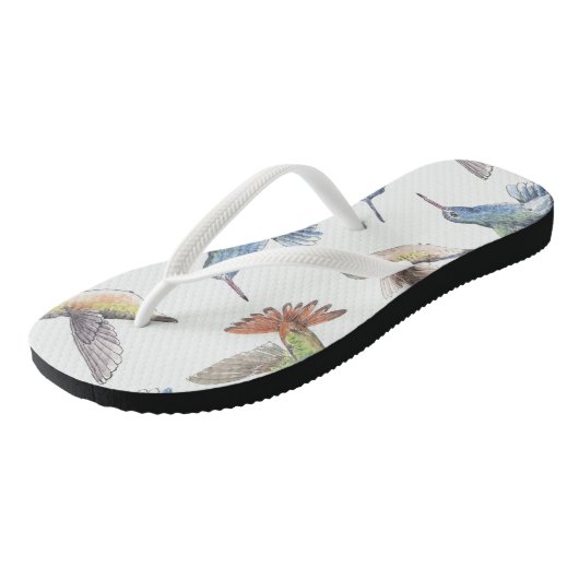 Hummingvögel Badesandalen (Schrägansicht)