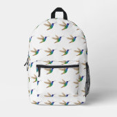 Hummingvogel Bedruckter Rucksack (Vorderseite)