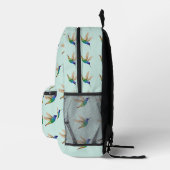 Hummingvogel Bedruckter Rucksack (Rechts)