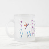 Hummingvogel-Blume Mattglastasse (Links)