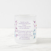 Hummingvogel-Blume Mattglastasse (Mittel)