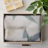 Hummingvögel, Blume und Scroll - Arbeiten Entdecke Seidenpapier (Geschenk)