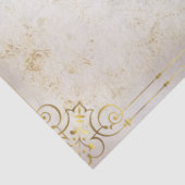 Hummingvögel, Blume und Scroll - Arbeiten Entdecke Seidenpapier (Detail)