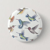 Hummingvögel Button (Vorderseite)